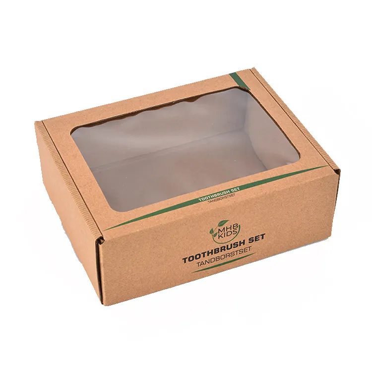 2022 new gift box with top and bottom covers for tool cardboard transparent windows