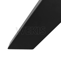 Pieds de table en métal noir 71 cm H - Design en forme d'araignée pour table basse DIY, table de salon, table de conférence - Pieds de meubles robustes