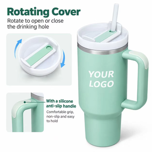 Vaso Térmico de Acero Inoxidable Personalizado de 14oz, 30oz, 40oz para Stanley, Taza de Café para Viajes al Aire Libre con Tapa de Vacío - Product Image 4