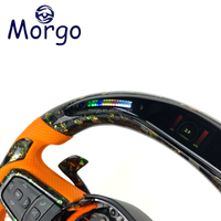 Accessoires de voiture Volant en fibre de carbone forgé personnalisé pour Dodge RAM 1500 2500 3500 TRX Volant en fibre de carbone 2019 +.