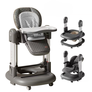 Nuovo Design Mulit-function Baby pranzo seggiolone girello pieghevole alimentazione del bambino mangiare sedia a <span class=keywords><strong>dondolo</strong></span> altalena per bambini 3 in 1 - Product Image 2