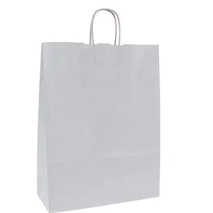 最佳定制设计牛皮纸杂货购物纸袋印刷礼品定制OEM工艺可生物降解包装食品包装袋
