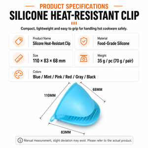 Gants en silicone isolants pour four, gants de cuisine antidérapants pour micro-ondes, protège-mains pour casseroles, outils de cuisson - Product Image 3