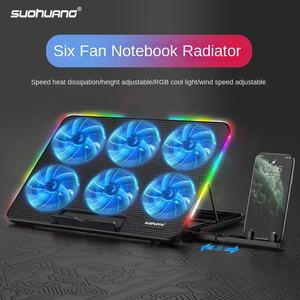 Kolorful S6RGB Radiateur pour ordinateur <span class=keywords><strong>portable</strong></span> en maille métallique blanche avec ventilateur muet Jeu <span class=keywords><strong>Plaque</strong></span> de refroidissement Stock disponible - Product Image 2