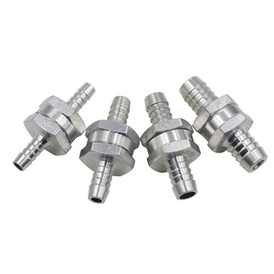 Clapet anti-retour unidirectionnel pour carburant, commande axiale, 6 mm-12 mm, essence, diesel, huile, chrome, voiture, auto, soupapes d'admission, aluminium - Product Image 4