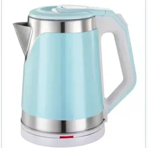 stainless steel Automatic electric kettle double wall with various colour available for selection