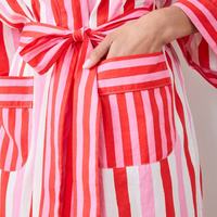 Jubah Mandi Katun Tebal Bermotif Personal, Jubah Khusus Penyerap Air untuk Hotel, Spa, dan Rumah, Grosir Langsung dari Pabrik