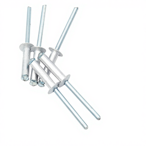 Rivets expansibles en aluminium robustes, écrous à fleurs anti-vibrations pour carénages de moto, équipements de gym et machines industrielles - Product Image 1