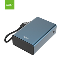 Chargeur portable mini en aluminium 20000mAh PD 20W Charge rapide Banque d'alimentation mince Affichage numérique LCD avec câble