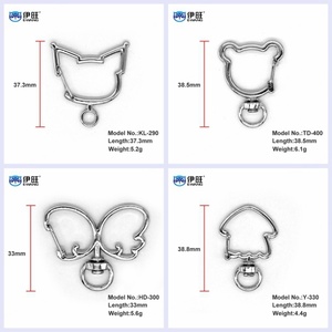 Ewang Swivel Lobster Clasps Metal Spring Snap <b>Hook</b> <b>Clips</b> for Keychains Jewelry Making - Product Image 4