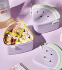 C284 nouveau Style créatif 3 grilles micro-ondes boîte à lunch matériau de qualité alimentaire joint pastèque boîte à lunch mignon dessin animé récipient alimentaire