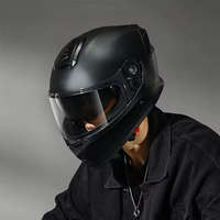 Nouveau casque de moto intégral modulable ABS certifié DOT à double visière Baige BY-558 Accessoires de conduite