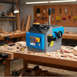 Fraiseuse et ponceuse à rouleaux Fervi 2 en 1, 230 volts, machine industrielle pour le travail du bois - Product Image 3