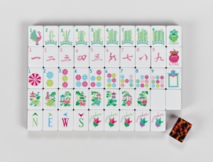 커스텀 모델 179 4단 모던 아메리칸 마작 160개 아크릴 타일 레오파드 & 거북이 무늬 디자인 휴대용 고급 마작 세트 - Product Image 3