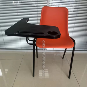 Chaise d'apprentissage avec tablette d'écriture, chaise et bureau, mobilier pour collège et lycée, prix de gros avantageux - Product Image 1