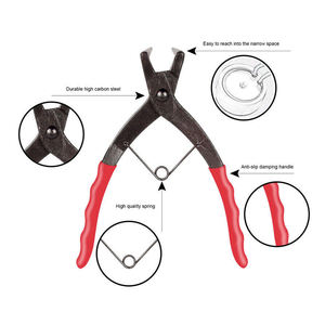 90 डिग्री के लिए रिंग पिलर लॉक सर्पिलर आंतरिक मास्टर सिलेंडर लंबी स्नैक रिंग लूलर - Product Image 4