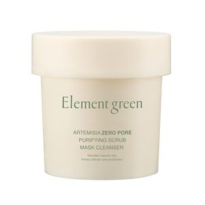 Element Green Artemisia Blended Zero Pore Purifying Scrub Cleanser Aceites naturales Extracto de miel 90 g Facial multiacción - Product Image 1
