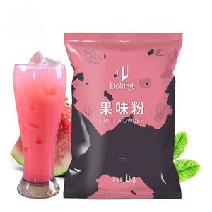 डोकिंग प्रीमियम तरबूज स्वाद दूध चाय पेय पाउडर फल बुलबुला चाय पाउडर - Product Image 1