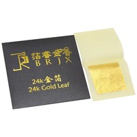 Feuille d'or véritable 24 carats 2,7*2,7 cm pour autocollant de statue de Bouddha, décoration artisanale, feuilles d'or pour mariage, cadeau, métal, DIY