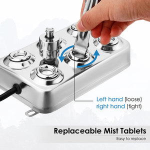 Máy Phun Sương Siêu Âm DC 48V Mới Máy Tạo Độ Ẩm 6 Đầu Công Nghiệp Máy Tạo Sương 3 Kg/giờ Máy Tạo Sương Siêu Âm Cho Ao Vườn - Product Image 4