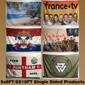 Khuyến mại lớn 3x5 ft in biểu ngữ hai mặt quảng cáo Cờ biểu tượng tùy chỉnh nhuộm thăng hoa in ấn <span class=keywords><strong>100</strong></span>% <span class=keywords><strong>Polyester</strong></span> - Product Image 4