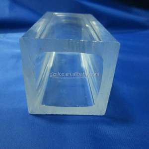 Tubo Acrílico Cuadrado Transparente Grueso y Grande Hengge HGAS030 Moldeado - Product Image 6