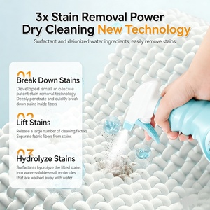 Nettoyant textile en spray pour tissus, tapis, matelas, revêtements muraux, rideaux, tissus écologiques, canapé, liquide 500 ml, doux pour <span class=keywords><strong>les</strong></span> tissus - Product Image 3