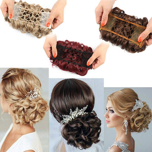 <span class=keywords><strong>Chignon</strong></span> Afro Bouclé Synthétique Effet Coiffure Désordonnée pour Femme - Product Image 3