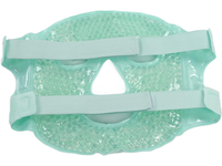 Masque facial rafraîchissant en gel OEM d'usine, compresse chaude et froide en peluche pour le dos, soulagement de la douleur, masque facial rafraîchissant en gel perlé