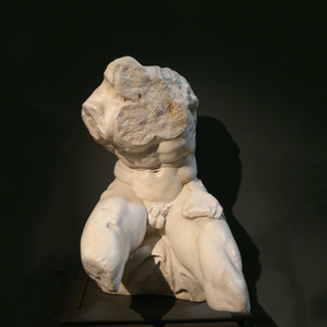 Escultura de Torso Masculino en Mármol, Estatua de Piedra Natural Tallada a Mano, Decoración Artística - Product Image 4