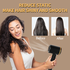 Portable Dryer Ionic Hair Dryer Mini High Speed DC Motor Foldable Hair Dryer with Magnetic Concentrator - Product Image 4
