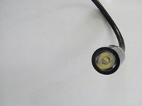 Lampe de table murale moderne à LED 12V 24V 1W en aluminium, à intensité variable, avec bras flexible