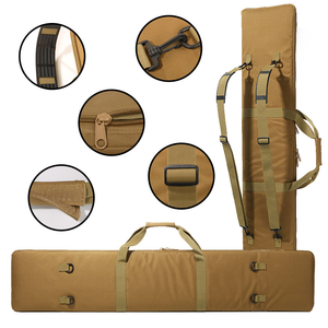 47 "taktik Gun çanta çift uzun Gun sırt çantası depolama ve ulaşım için su geçirmez Gun vaka avcılık/çekim aralığı - Product Image 4