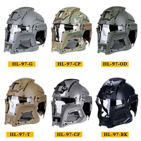 Casque de guerrier médiéval rétro en ABS+Nylon, version camouflage, vente directe du fabricant HL-97, accessoires tactiques pour la chasse en plein air
