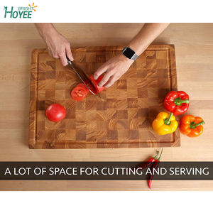Planche à découper professionnelle pour bloc de <span class=keywords><strong>boucher</strong></span> 24x18 pouces planche à découper extra large en bois épais <span class=keywords><strong>double</strong></span> face pour grain d'extrémité - Product Image 3