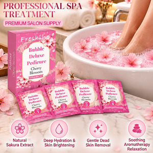 Kit de SPA de Lujo para Pies con Burbujas, Exfoliante y Suavizante, 4 Pasos, en Caja, Fórmula Personalizada OEM, Pedido al por Mayor para Suministros de Uñas - Product Image 2