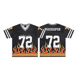 T-shirt de sport vintage 2026 pour homme, personnalisable, imprimé numérique 3D, en maille ample à manches courtes - Product Image 5