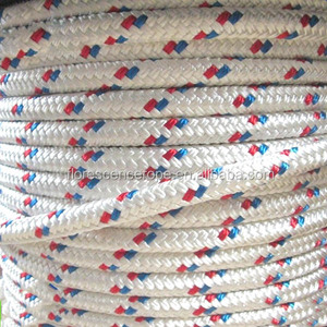 Tái Chế Phẳng <span class=keywords><strong>16</strong></span> Mm * 220 M Đôi Bện Cứng Dacron <span class=keywords><strong>Polyester</strong></span> Đàn Hồi Cao Su Thuyền Neo Dây Công Nghiệp Sử Dụng Dây - Product Image 2