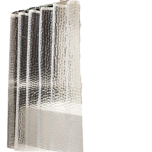 <span class=keywords><strong>Rideau</strong></span> <span class=keywords><strong>de</strong></span> <span class=keywords><strong>douche</strong></span> classique en PEVA, 12 crochets, imperméable, résistant à la moisissure, antibactérien, impression numérique semi-transparente 3D, écologique - Product Image 4
