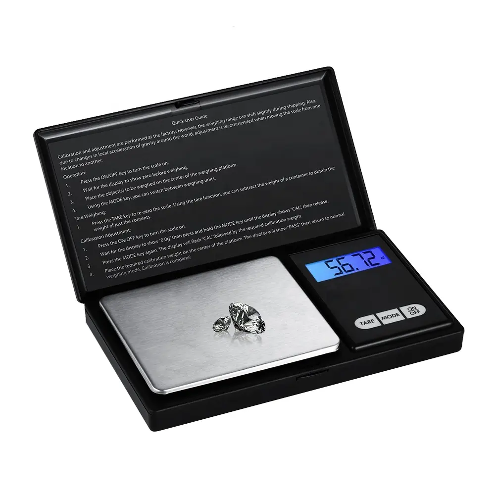 Factory Hot Selling High Accuracy Portable Weight Gram 0.01G Pocket Jewelry Scale