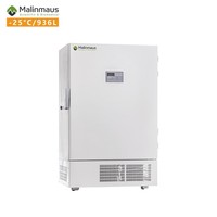 Congélateur vertical biomédical Malinmaus 936L, grande capacité, -25°C, pour hôpitaux, vaccins, plasma, laboratoires, avec contrôleur microprocesseur