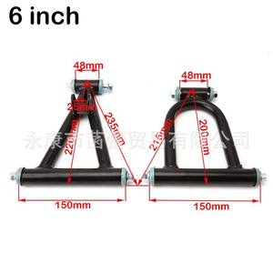 Brazos de Control de Suspensión Superior e Inferior para Vehículo Todoterreno de Cuatro Ruedas, Fabricados con Tubos de Acero, Estilo Go-Kart - Product Image 4