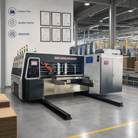 Nouvelle machine économique entièrement automatique rotative pour le découpage et le rainurage de carton ondulé pour imprimante, idéale pour les petites et moyennes usines de carton