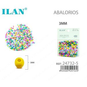 Perline Ilan da 3mm Multicolore per Creazione di Gioielli - Product Image 1