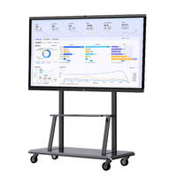 Pizarra Digital Inteligente Interactiva con Pantalla LCD para Reuniones y Pizarra Blanca con IA 4K UHD de 65, 75 y 85 Pulgadas con Vidrio Templado Antideslumbrante de 3 mm