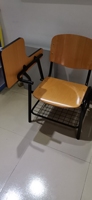 Venta caliente muebles escolares tradicionales aula sala de entrenamiento Estudio de madera Silla de escritorio tableta de escritura para niños