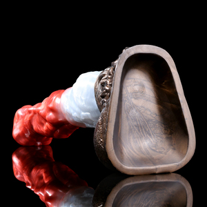 Dildo XL/XXL Warhorse de silicona, pene animal realista con ventosa, juguete sexual suave y grande para mujeres y parejas, masturbación. - Product Image 5