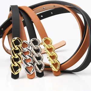 New Arrival Wholesale Custom Elegant Pu Leather Belt For Women