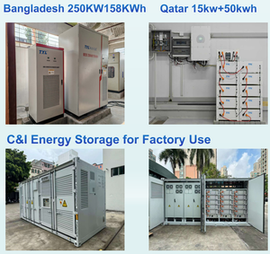 Système de stockage d'énergie commercial et industriel LiFePO4 de 25 kW 50 kWh BESS IP55 pour le lissage des pics de consommation et le décalage de la charge, système hybride solaire photovoltaïque - Product Image 3
