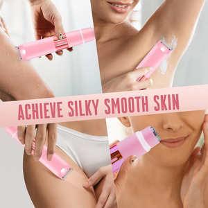 2105 Appareil d'épilation du visage 2 en 1 pour femmes, épilateur pour l'épilation du corps, rechargeable par USB, étanche - Product Image 5